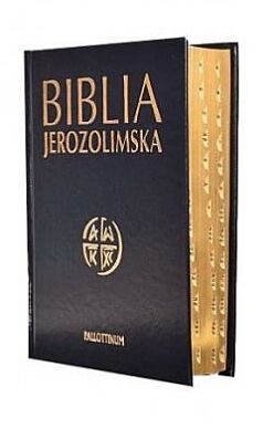 Biblia Jerozolimska złocone brzegi paginatory