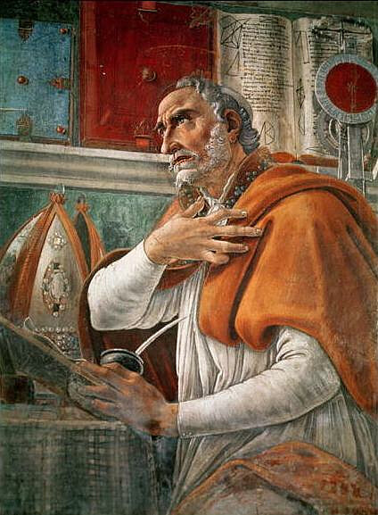 Św. Augustyn - Sandro Botticelli, Public domain, via Wikimedia Commons
