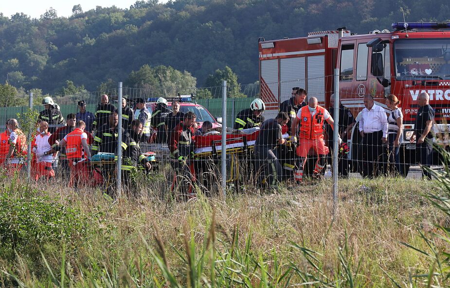 Wypadek autokaru w Chorwacji: do Polski wróciły osoby z mniejszymi obrażeniami