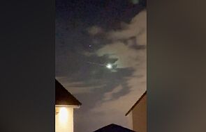 Zobacz nagrania dużego meteoroidu, który w nocy przeleciał nad Wielką Brytanią