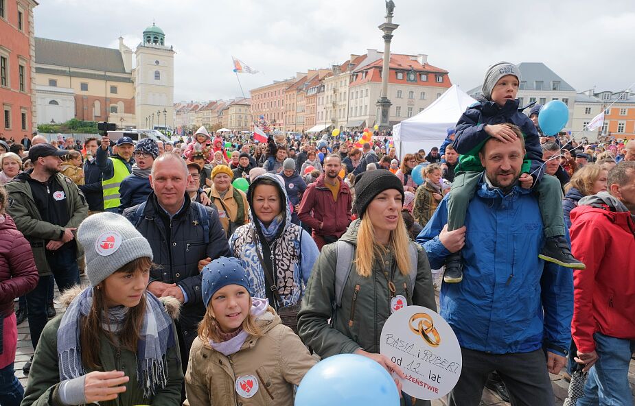 Ulicami Warszawy przeszedł XVII Narodowy Marsz Życia i Rodziny