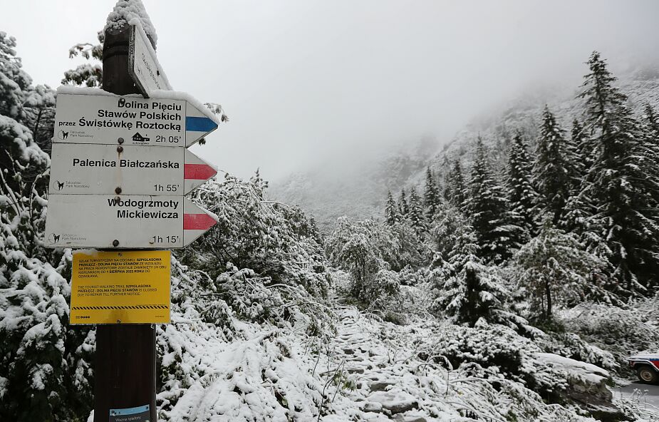 Zima we wrześniu w Tatrach. Na Kasprowym Wierchu 17 cm śniegu