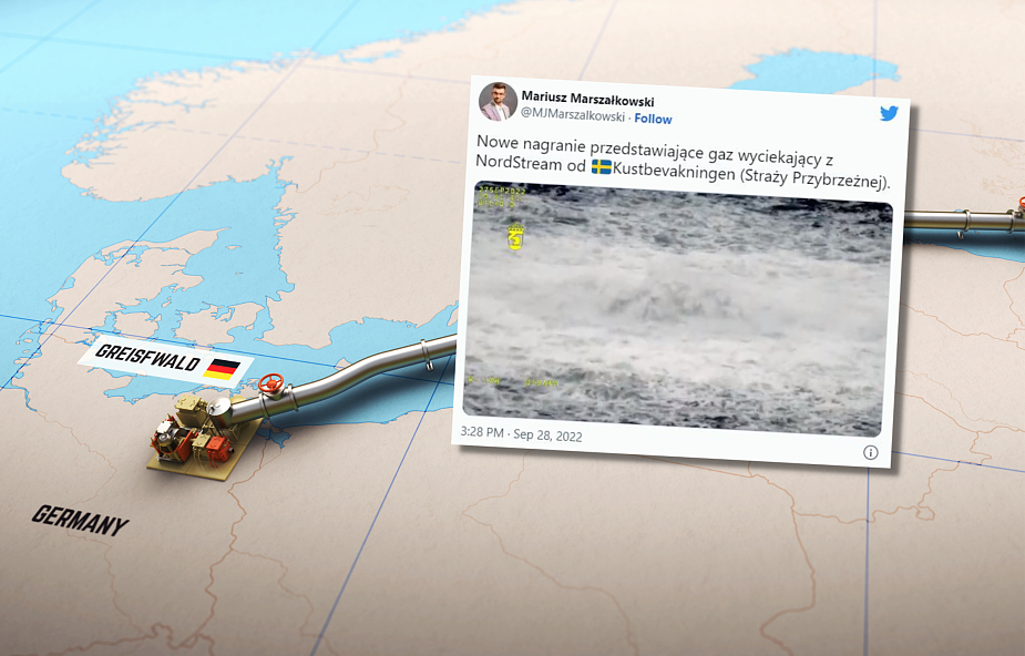 Wykryto czwarty wyciek w Nord Stream. Mogła wydostać się już połowa gazu będąca w rurach