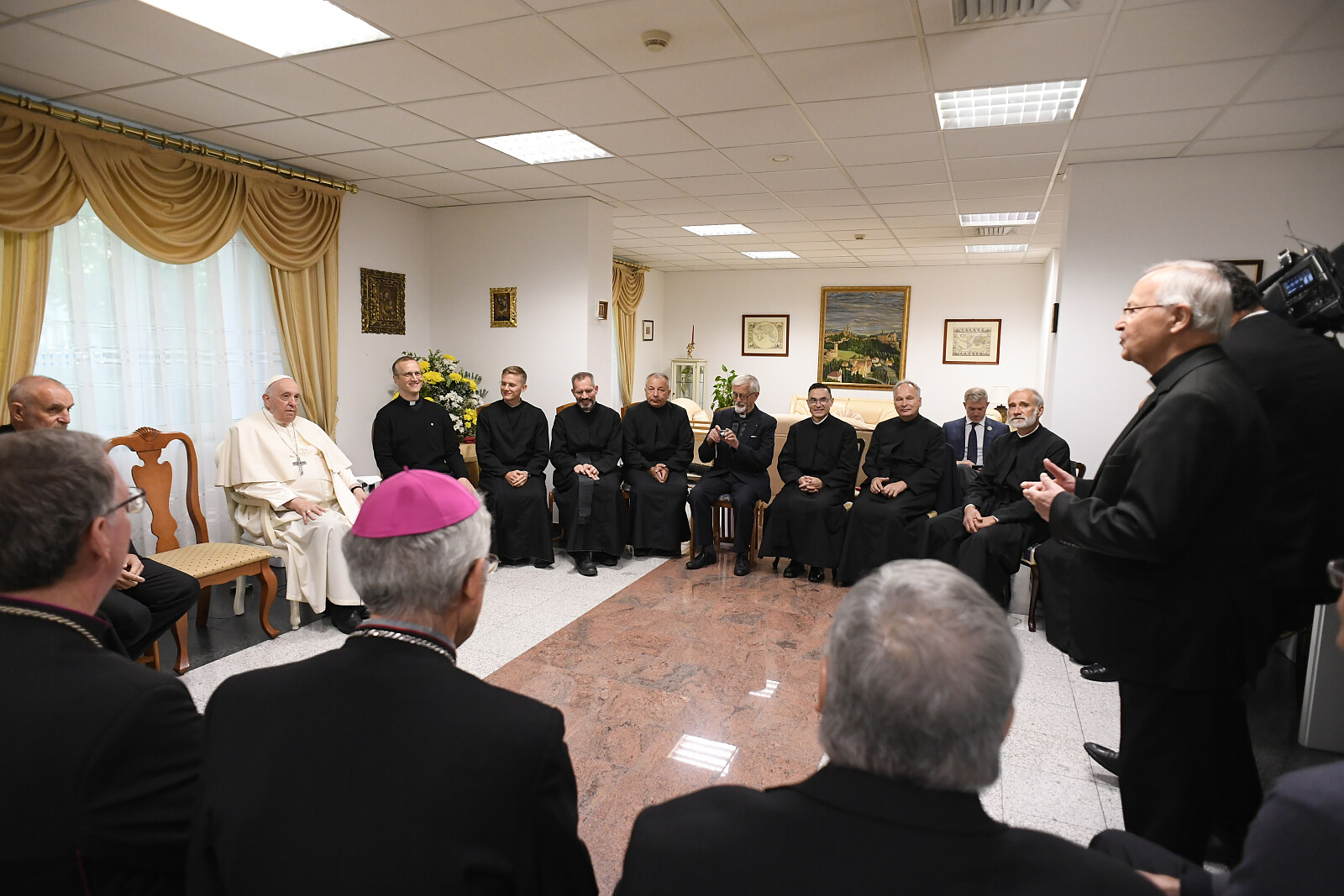 Spotkanie Franciszka z jezuitami z Regionu Rosyjskiego - fot. Vatican Media
