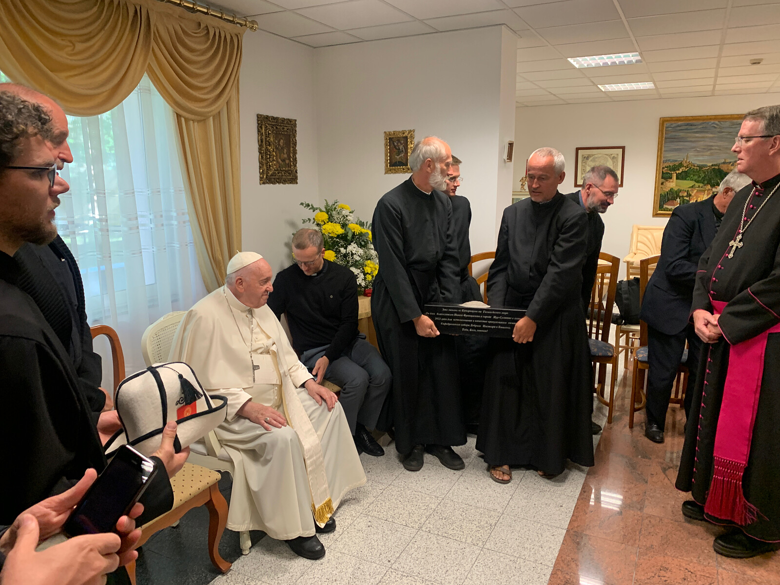 Spotkanie Franciszka z jezuitami z Regionu Rosyjskiego - fot. Antonio Spadaro SJ