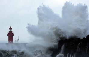 Ogromne fale u wybrzeży Korei. W kraj uderzył najpotężniejszy w tym roku tajfun [ZDJĘCIA]