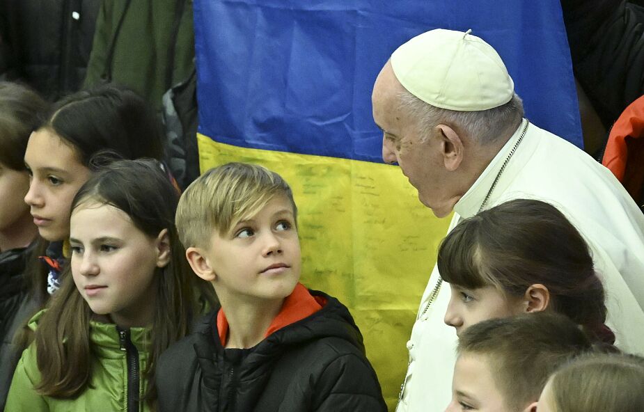 "We Włoszech odzyskały radość". Papież spotkał się z dziećmi z Ukrainy
