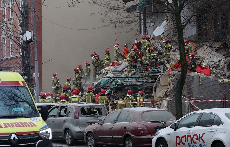 Katowice: wybuch gazu na probostwie kościoła. Kilka osób w tym dwoje dzieci w szpitalach