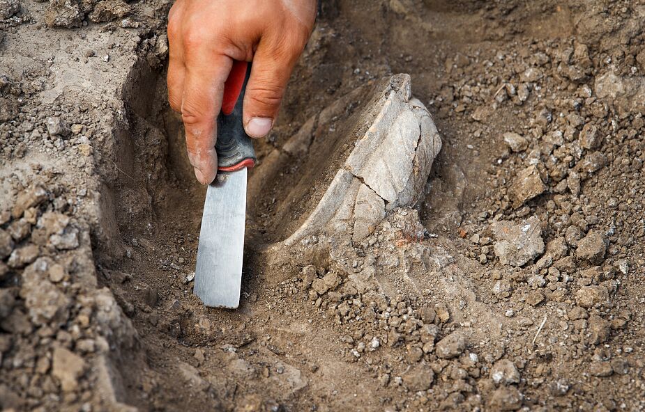 Lubelskie/ Krzemienna siekiera i grot do oszczepu sprzed tysięcy lat znalezione na polu