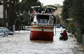 Włochy: Pięć ofiar śmiertelnych powodzi w Toskanii w efekcie orkanu Ciaran