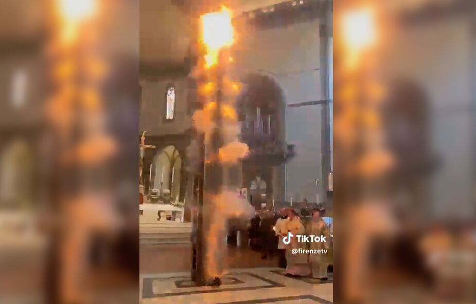 Film z arcybiskupem wywołującym serię eksplozji robi furorę w internecie
