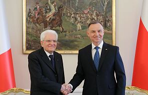 Prezydent Duda przyznał Order Orła Białego Prezydentowi Włoch Sergio Mattarelli