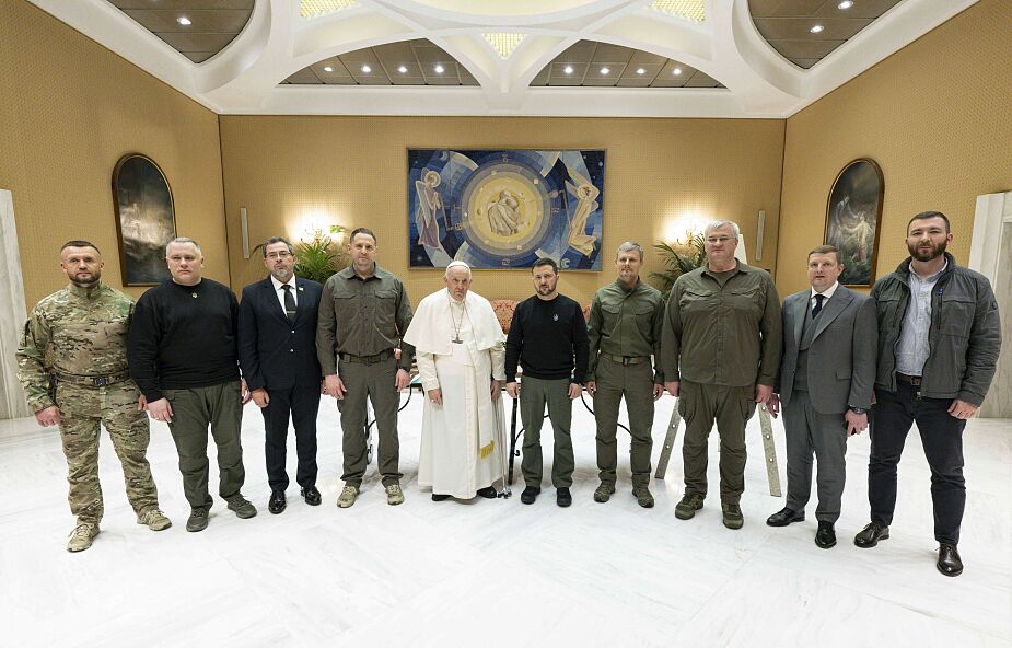 Spotkanie prezydenta Zełenskiego z papieżem Franciszkiem