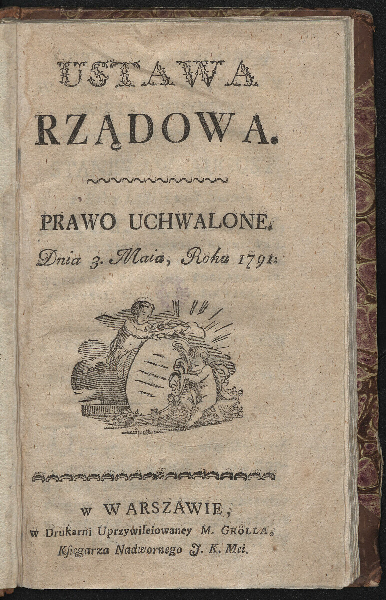 Konstytucja 3 maja 1791 r. - Michał Gröll (1722-1798), printer, Public domain, via Wikimedia Commons