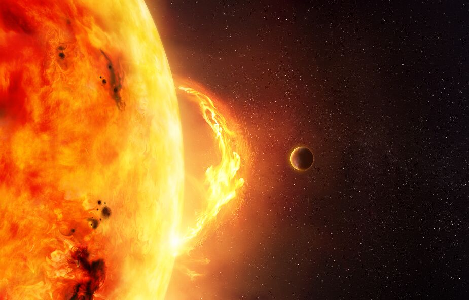 Po raz pierwszy zaobserwowano gwiazdę pożerającą planetę. To samo czeka Słońce i Ziemię