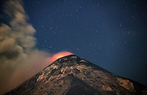 Trwa erupcja wulkanu Fuego. Ewakuowano ponad tysiąc osób
