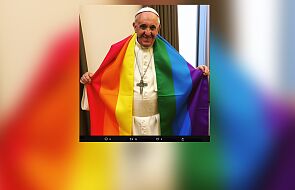"Dziękuję za taki kościół katolicki". Papież z tęczową flagą to fake news, który budzi kontrowersje