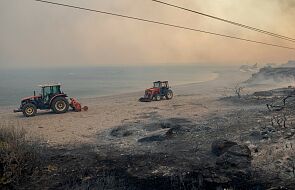 Grecja: Pożary obejmują kolejne obszary kraju. Najgorsza sytuacja jest wciąż na Rodos
