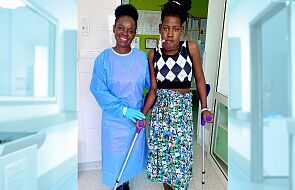 15-latka z Angoli po rekonstrukcji żuchwy wychodzi z olsztyńskiego szpitala