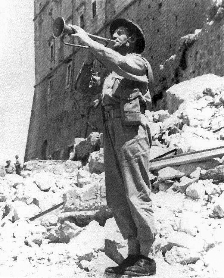 Emil Czech na Monte Cassino (fot. wikimedia / domena publiczna)