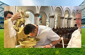 Legendarny piłkarz Ronaldo ochrzcił się w Kościele katolickim