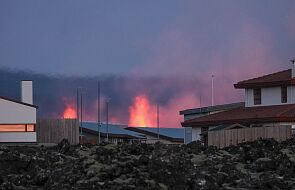 Wybuch wulkanu na Islandii. Lawa dotarła do ewakuowanego miasteczka, płoną domy