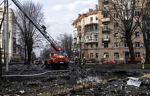 Dziesięć osób zostało rannych w rosyjskim ataku rakietowym na Kijów