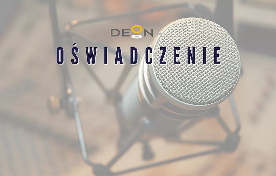 Oświadczenie DEON.pl w sprawie Tomasza Terlikowskiego