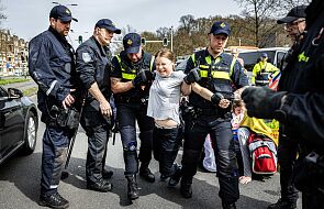 Holenderska policja zatrzymała aktywistę klimatyczną Gretę Thunberg