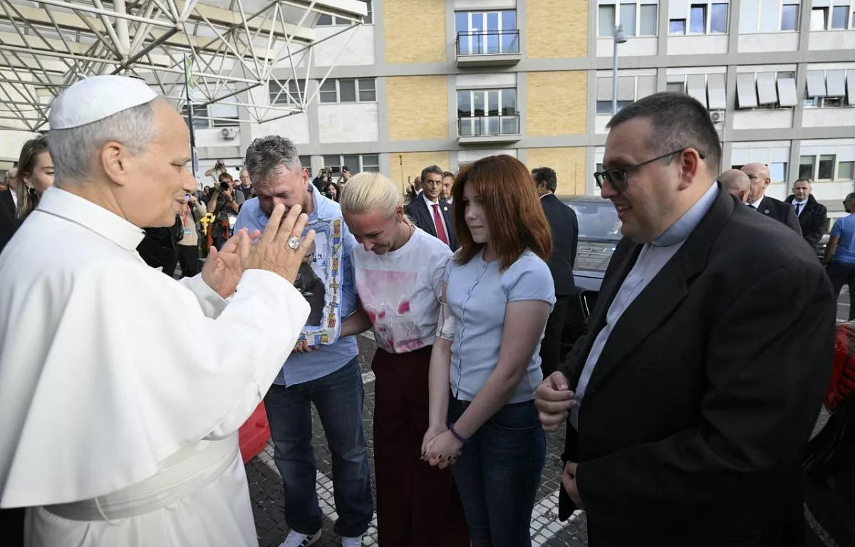 Papież pozdrowił trzynastoletnią Ukrainkę Varvarę, która pokonała nowotwór