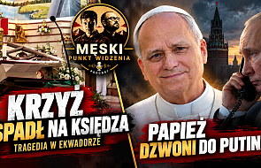 Krzyż spadł na księdza. Papież dzwoni do Putina. Francja płonie!